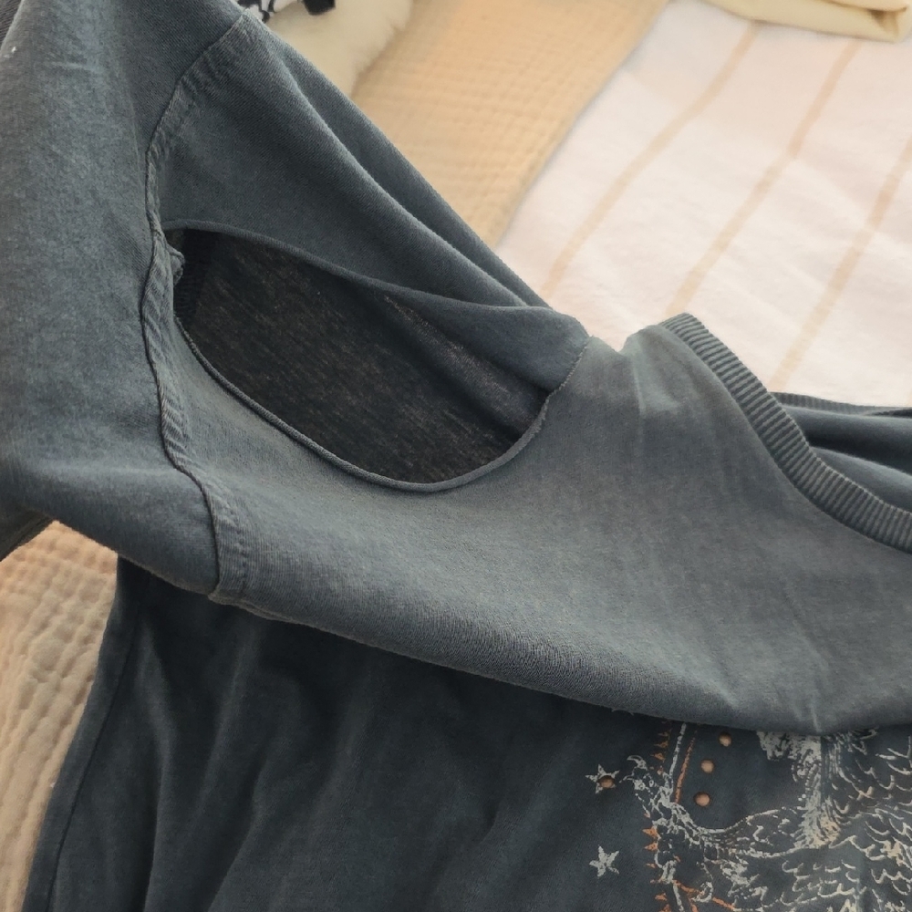White Crow Mustard Tee - Picture 2 of 4